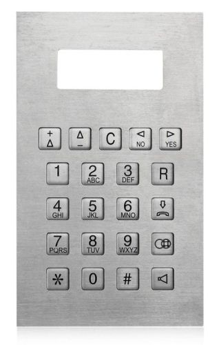 Ip65 Stainless Steel Metal Numeric Keypad For Safedoor , Control Panel Keypads