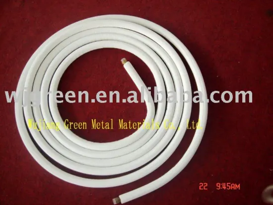 copper-aluminum tube for air conditioner and used air conditioner