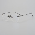 Rimless Pure Titanium Optical Frame