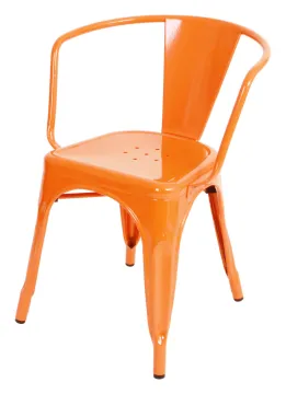 Tolix Restaurant Dining Furniture Marais Side Metal Industrial Chair (Fs-D502)