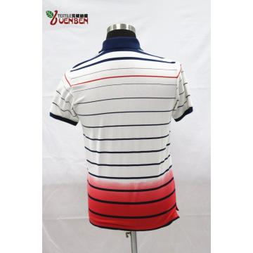 Men's YD Stripe Jersey With Dip-Dye Polo