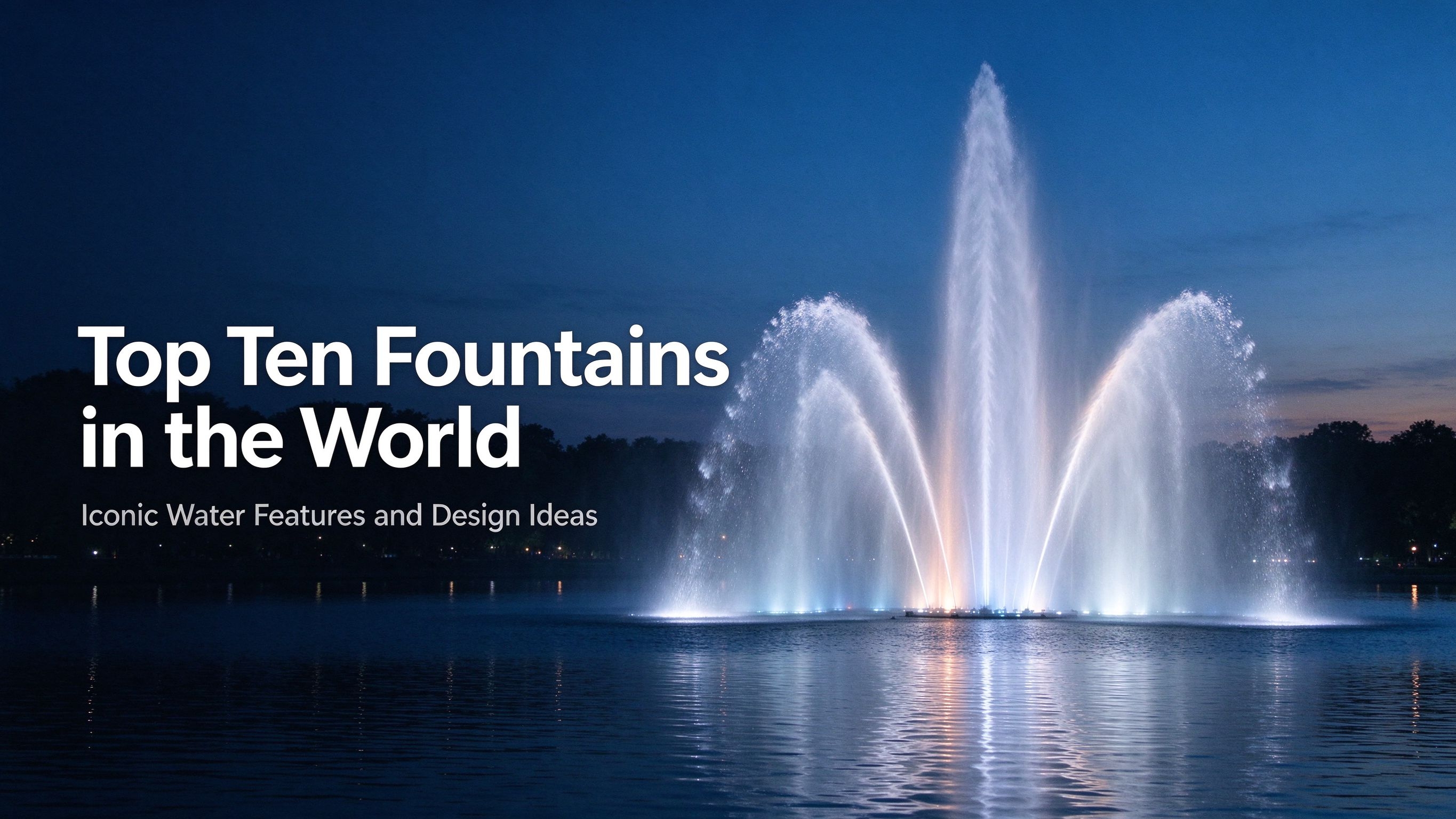 Water Feature Character Top Ten Fountains in the World: Famous Water Fountain Designs
