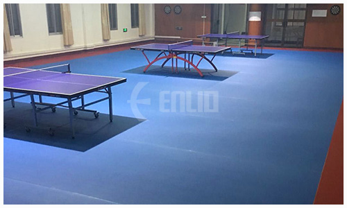 Ittf Official Approved Rubber Sports Court Flooring China Manufacturer