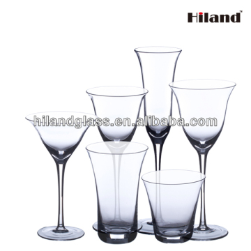 Popular handmade clear drinking glass