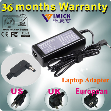 65W AC Power Cord Adapter Charger 19V3.42A 4.0mm*1.35mm