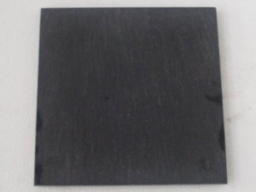Black slate square placemat 30544