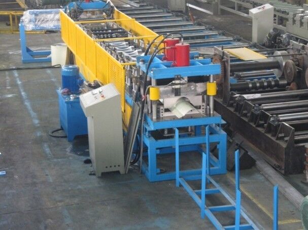 Aluminium Metal Roof Ridge Cap Roll Forming Machine