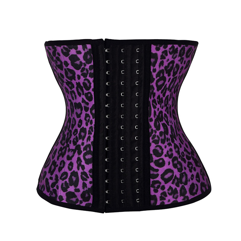 100% Latex Femmes Leopard Waist Trainer Shaper