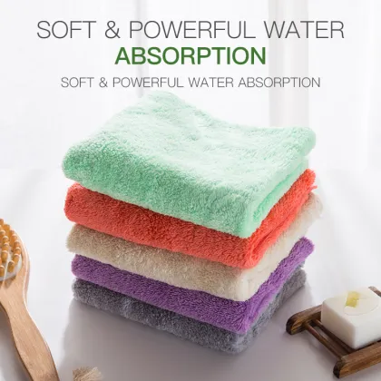 Water Absorption Microfiber Bath Face Towel Suit