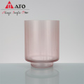 Customized Glass Round Glass Cup set for Candles