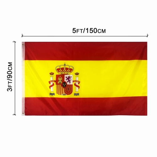 Custom Polyester Spanish Flag