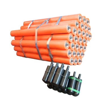 Stainless Steel Rubber Coated Mining Belt Conveyor Rollers for 133mm to 1400mm Impact Carrier