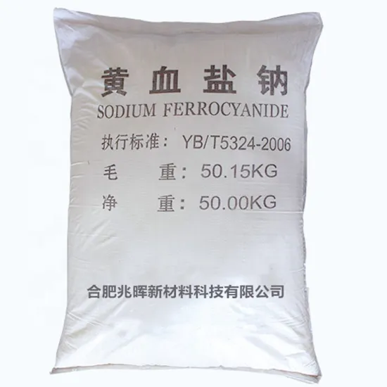 Factory Direct Best Price on Sodium Ferrocyanide (13601-19-9) and Sodium Hexacyanoferrate