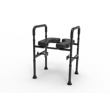 Портативный ходунок с изготовленным на заказ сиденьем для унитаза из углеродного волокна