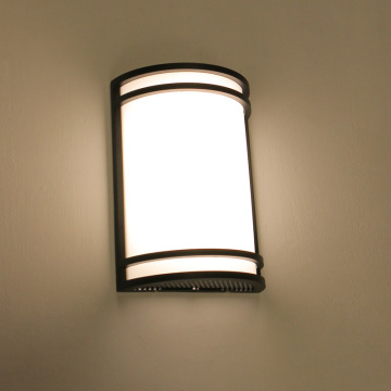 3cct einstellbare LED -Wandleuchte mit Bewegungssensor, 15W wasserdichtes Aluminiumschwarz -Finish ETL