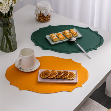 Custom Logo Silicone Desk Mat - Waterproof and Easy Clean PVC Placemat