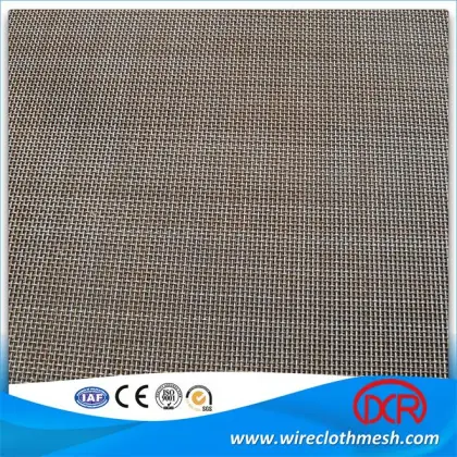 80 Mesh Black Wire Cloth For Plastics Industry