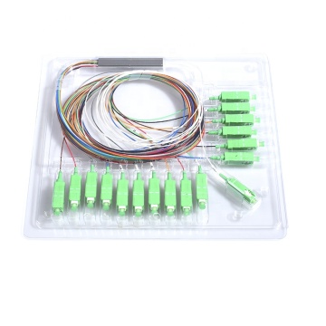 Factory Price 1x2 1x4 1x8 1x16 Fiber Optic PLC Splitter with Connector