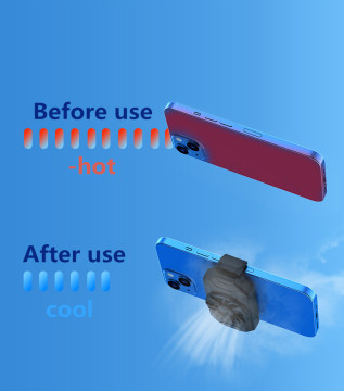 New S1 Mobile Phone Cooler: Game Live Cooling with Mobile Phone Cooling Fan and Radiator