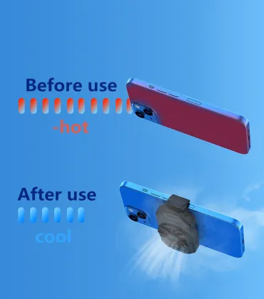 New S1 Mobile Phone Cooler: Game Live Cooling with Mobile Phone Cooling Fan and Radiator