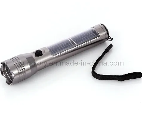 Emergency Solar Power LED Torch, Solar Flashlight, Solar Torch