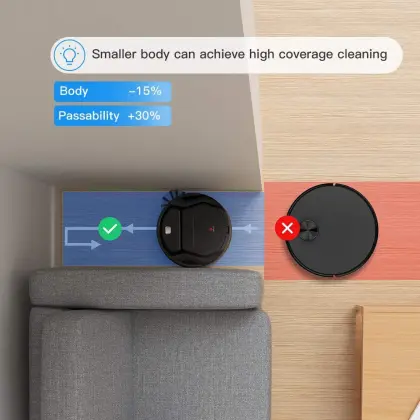 Narwal Robot Vacuum Cleaner: Small Mini Portable Automatic Battery Recharge Sweep Machine