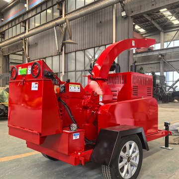 Safe and Efficient High Torque Diesel Wood Chipper with Speed Monitoring