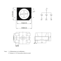 SMD RGB 3528 LED swart skieden spanning