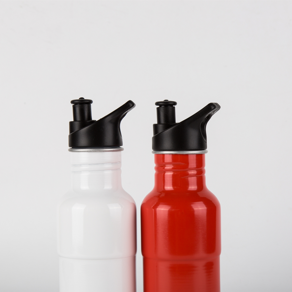 Marque Métal en aluminium bouteille d&#39;eau avec des bouchons Distributeur