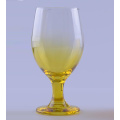 Ombre Colored Glass Goblet For Sale