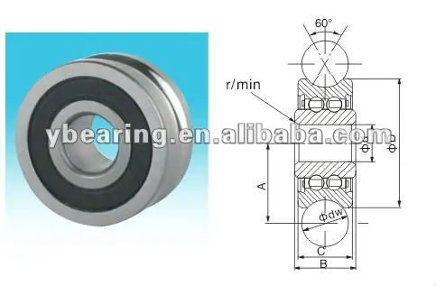 wheel roller bearings for track