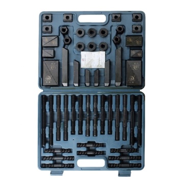 58-Piece Steel Clamping Kit for Milling Machine: Compatible with 12, 14, 16, 18, and 20mm T-Slot M16 Studs - Hot Seller in Machine Tool Accessories