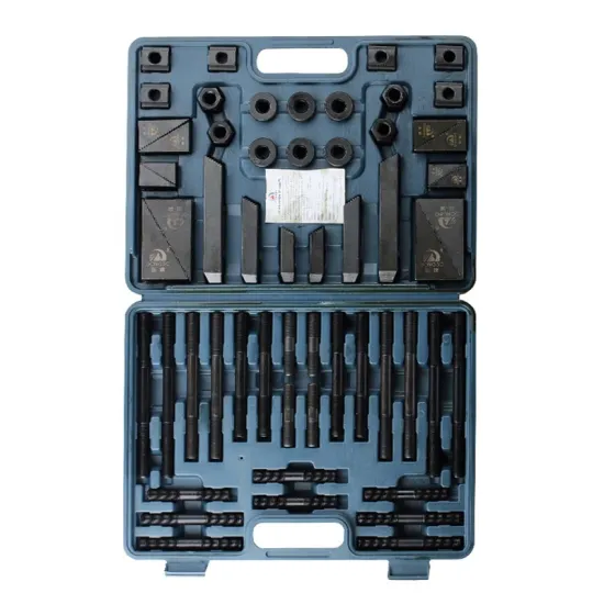 58-Piece Steel Clamping Kit for Milling Machine: Compatible with 12, 14, 16, 18, and 20mm T-Slot M16 Studs - Hot Seller in Machine Tool Accessories