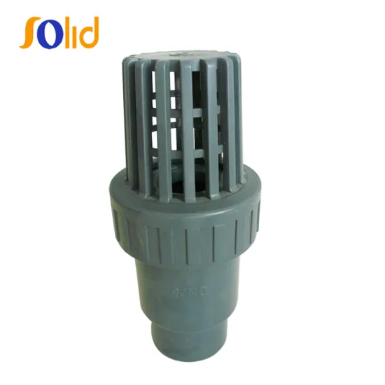 Price Plastic PVC foot valve with strainer for agriculture irrigation