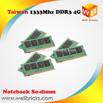 Taiwan pcb ETT ddr3 ram 4gb used for 1.35v low Votage laptop