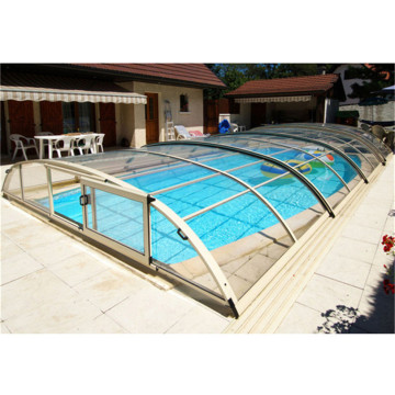 Cheap Price Aluminium Electric Swimming Pool Cover Enclosure