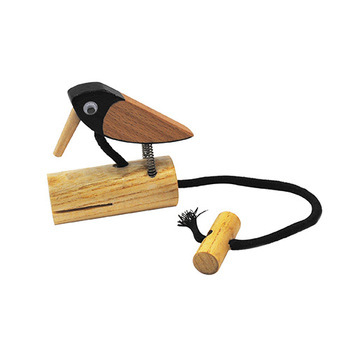Kids wooden toys, bird percussion toys, wood bird toys for kids