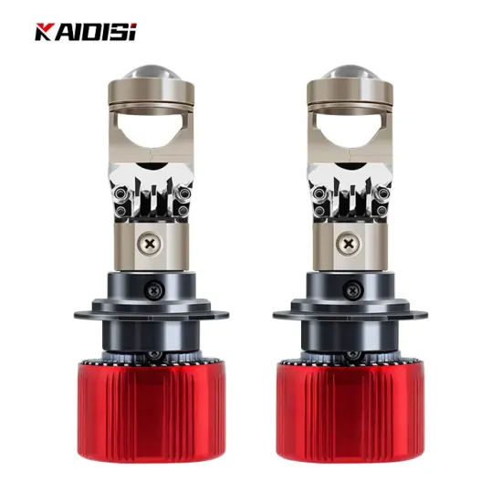 4-Side H7 3570 COB Chip LED Headlight Bulb for All Universal Cars