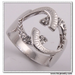 Heart Shape Laser Marking Rings