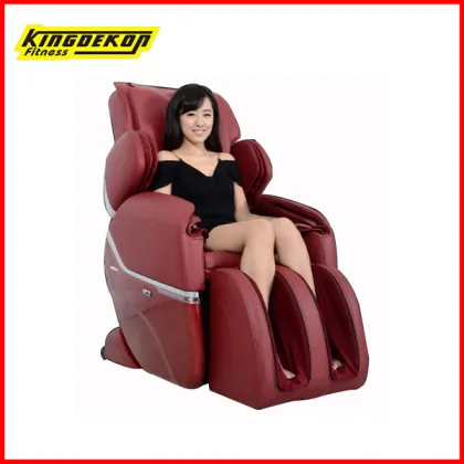 S shape massage chair black