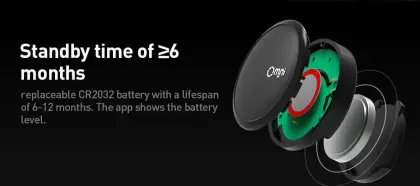 SmartBLE GPS Tracker iTag Anti-Lost Reminder Device - MFI Rated Car Key Finder with Find My App