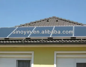 Flat Plate Solar Water Heating System for Villa with 150L
