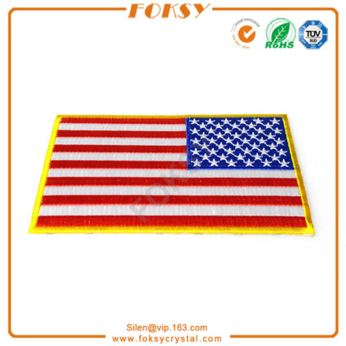 American Flag embroidered patches custom