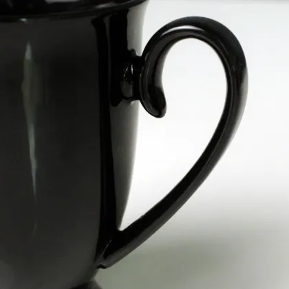 12 Oz Euro Style Bone Porcelain Tea Cup & Coffee Mug