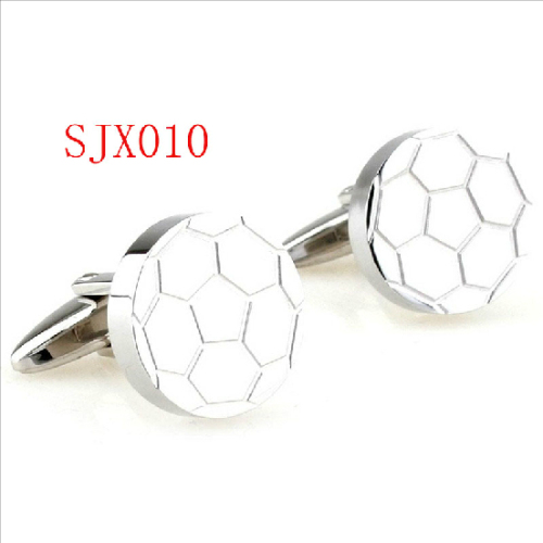 Fashion Football Design Metal Cufflinks (SJX010)