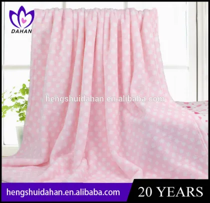 home textiles blanket 100% polyester coral fleece flannel blanket
