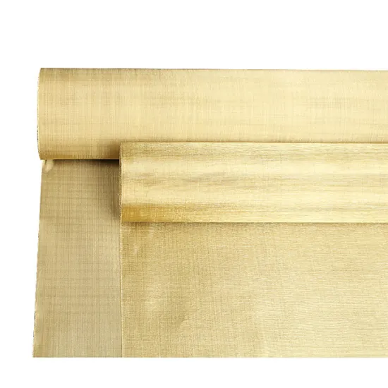 Ultra fine copper mesh fabric Emf protection copper wire mesh Tinned pure copper knitted mesh