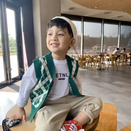 Diamond Boy Knitted Vest