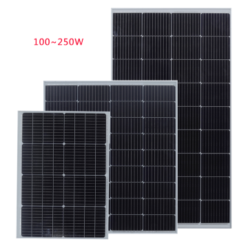 Các mô-đun hệ thống mặt trời đơn tinh thể hiệu quả cao (50W-120W)