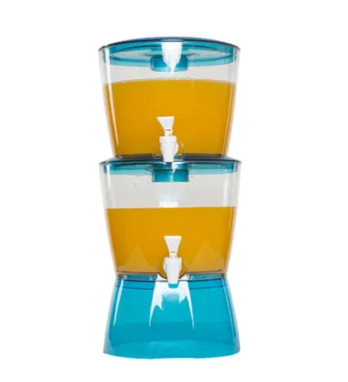 Commercial Plastic Juice Buckets for Easy-Clean Juice Dispensers